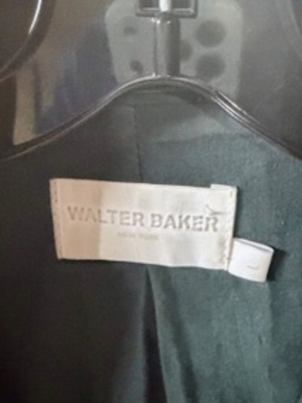 Walter Baker Leather Jacket - Green - Size L - Picture 6 of 6
